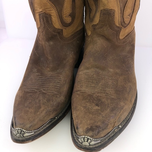 Sage by Abilene Men's Distressed Western Boot - Pointed Toe - 4740 Size 10 - Picture 6 of 8